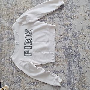 Pink cropped sweater